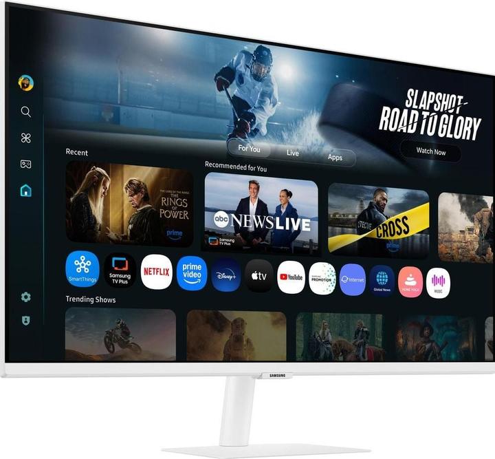 Actual product image Samsung White 4k Smart Monitor Hdr10 Ai (3840 x 2160 Pixels, 32")
