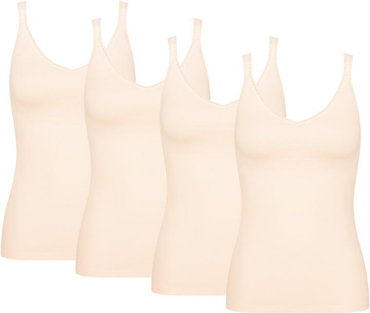 Actual product image Sloggi 4 pack Go Shirt 01 - undershirt (XS)