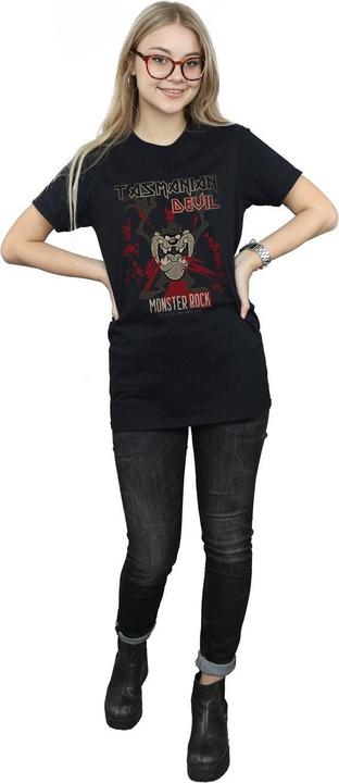Immagine prodotto Looney Tunes Tasmanian Devil Monster Rock Maglietta Ampia Donna (S)