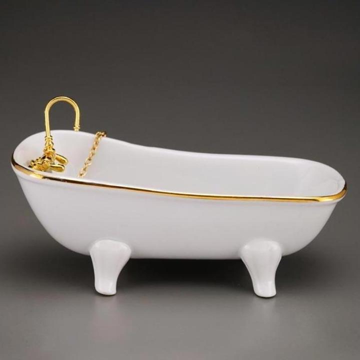 Immagine prodotto Reutter 001.767/1 - Vasca da bagno, bianca, in miniatura