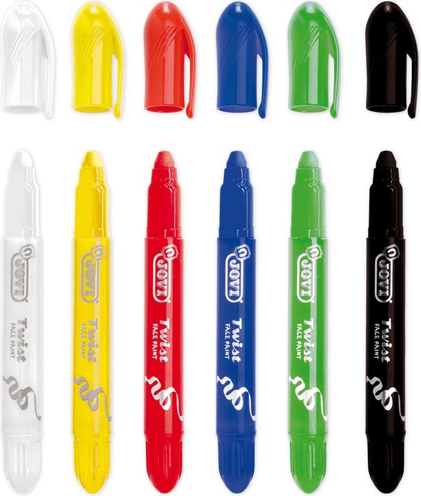 Image du produit Jovi Crayons de maquillage pour enfants Twist Face Paint VE=6 pièces blister