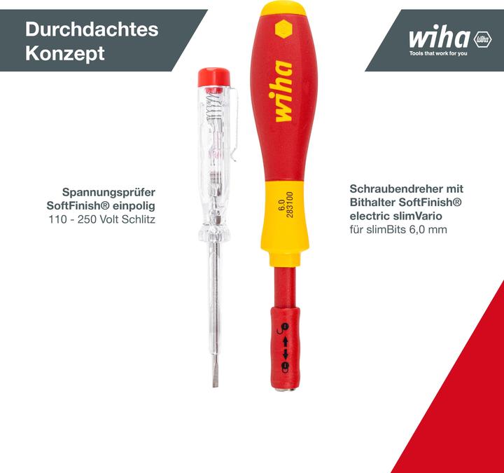 Produktbild Wiha Schraubendreher (Schlitzschrauben, Torx (TX), Pozidriv-Kreuzschlitz (PZ), Phillipps-Kreuzschlitz (PH))