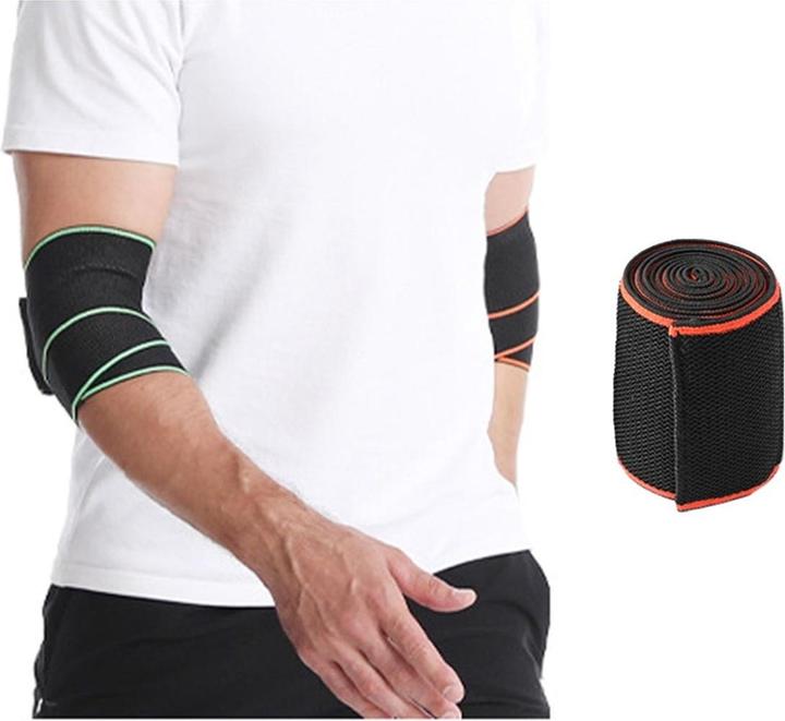 Produktbild König Design Ellenbogenbandage Klettverschluss Bandage Tennisarm Golferarm Armbandage 75 cm