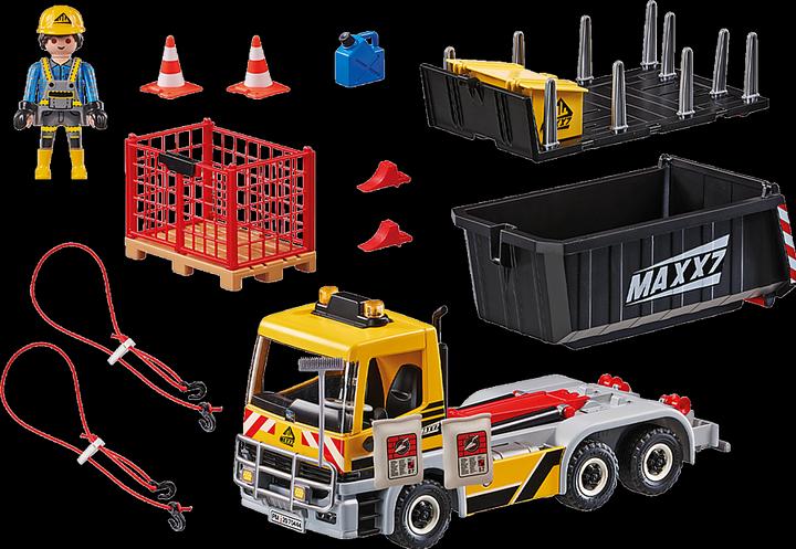 Productafbeelding Playmobil Vrachtwagen met wissellaadbak (70444, Playmobil Stad Actie)