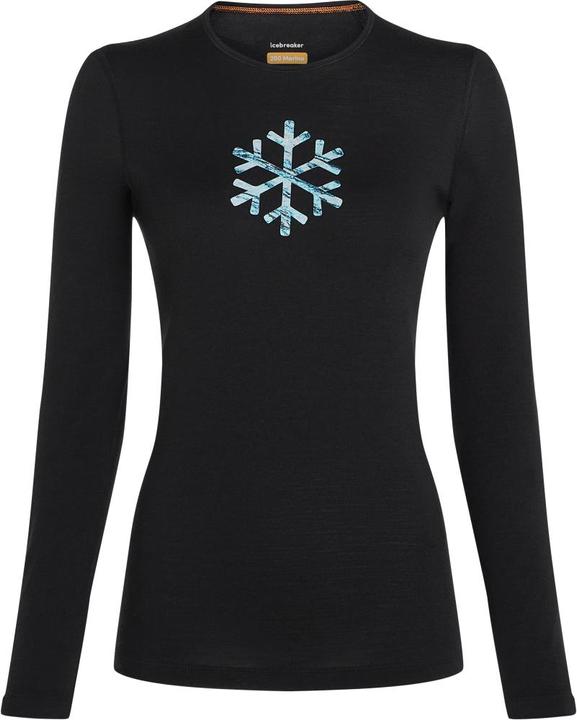 Actual product image Icebreaker Women's Merino 200 Oasis L/S Crewe POW (XS)
