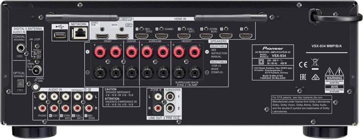 Actual product image Pioneer VSX-934 (7.2 channels, FM, AM)