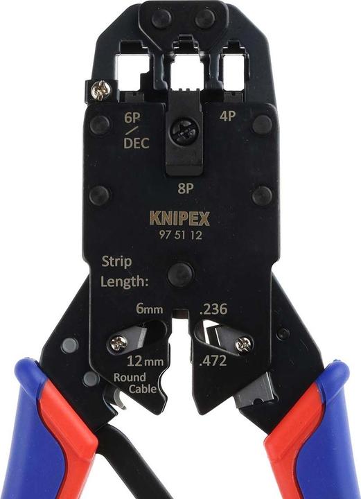 Actual product image Knipex Crimping Pliers for Western plugs (200 mm)