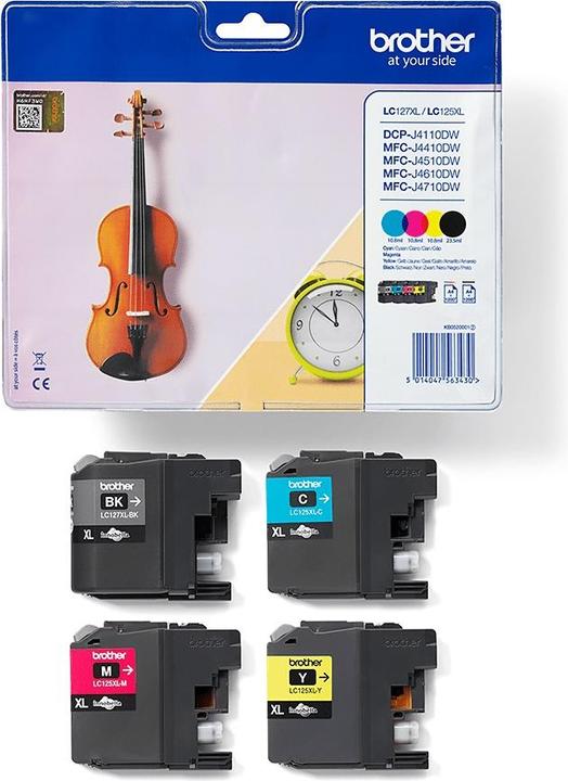 Produktbild Brother LC-127XLVALBP Value Pack (M, BK, Y, C)