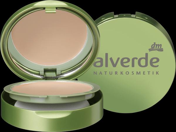 dm alverde Fond de teint compact beige-rosé 030 (Beige-Rose)