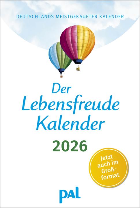 Actual product image Wolf:Der Lebensfreude-Kalender 2026 im (Hardcover, German)