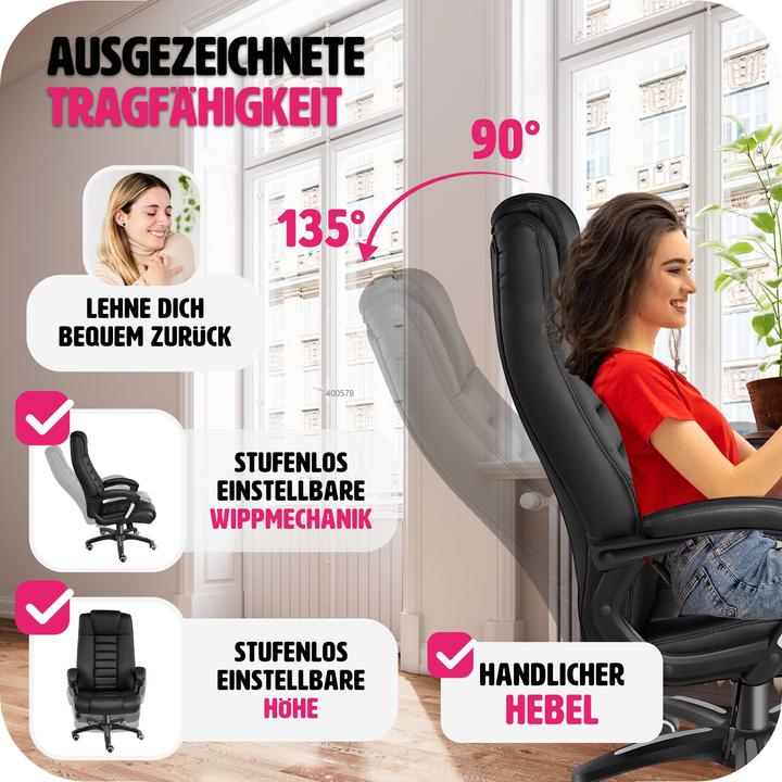 Image du produit tectake Chaise de bureau
