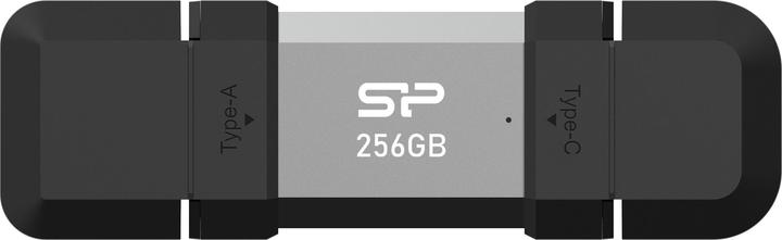 Produktbild Silicon Power 256 GB, USB TYPE-A and TYPE-C FLASH DRIVE, MOBILE C51, Silver (256 GB, USB-A, USB-C)
