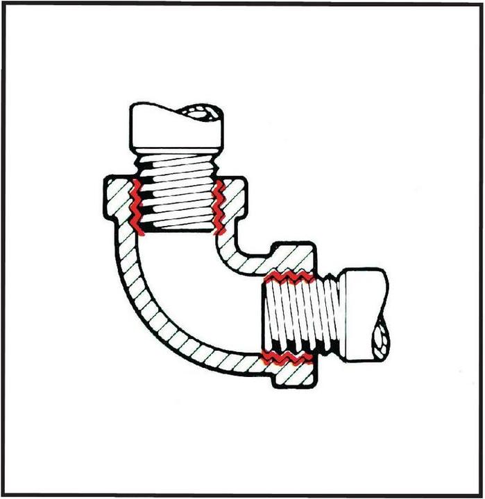 Actual product image Loctite Thread sealant (0.05 kg, Brown, 50 ml)