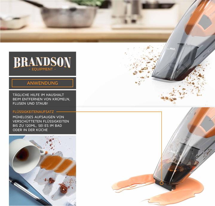 Actual product image Brandson Hand Vacuum Cleaner