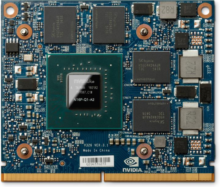 HP NVIDIA Quadro M1000M 2GB (2 GB)