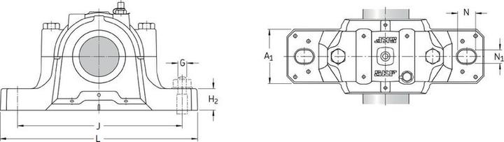 Actual product image SKF SNL plummer block (Bearing housing)