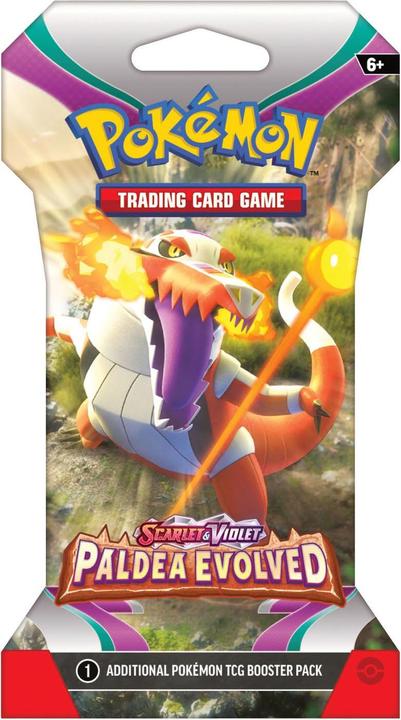 Image du produit Pokémon JCC - Écarlate et Violet - Pack de Booster Blister Évolutions à Paldea (1 Booster aléatoire) (Anglais, Pack de boosters)