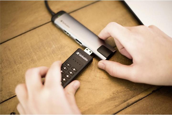 Produktbild Verbatim Keypad Secure (128 GB, USB-A, USB 3.1)