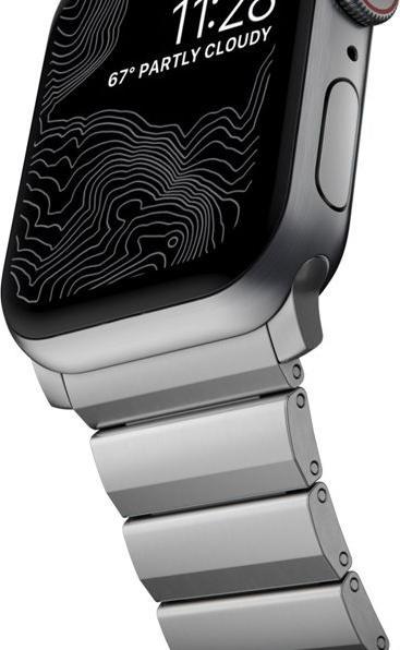 Productafbeelding Nomad Strap Titanium Silver V2 42/44/45/49mm (35 mm, Titanium)