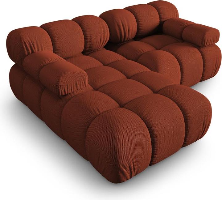 Actual product image Micadoni Modular Left Corner Sofa, "Bellis", 3 Seats, 188x155x70Made in Europe (Corner sofa)