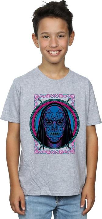 Image du produit - T-shirt NEON DEATH EATER MASK - Garçon (128)
