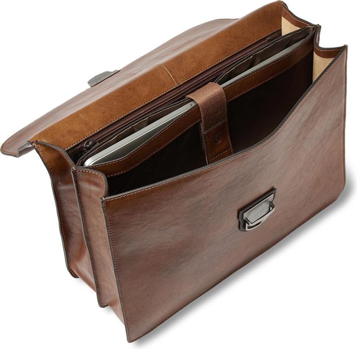 Actual product image Castelijn & Beerens Rien briefcase RFID leather 39.5 cm laptop compartment (17.30")