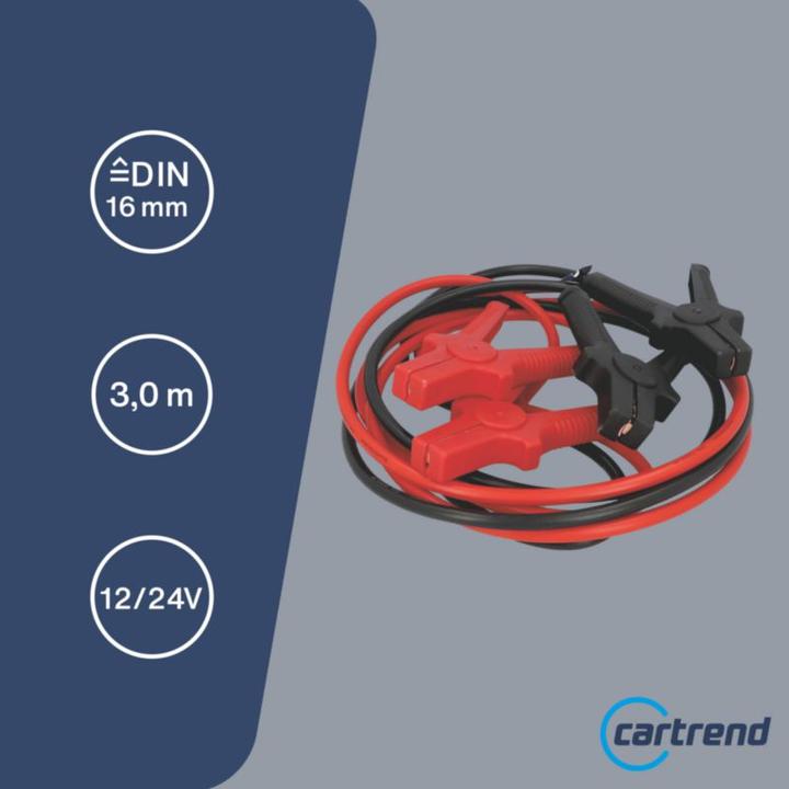 Produktbild Cartrend Starthilfekabel Alu-Cu DIN16