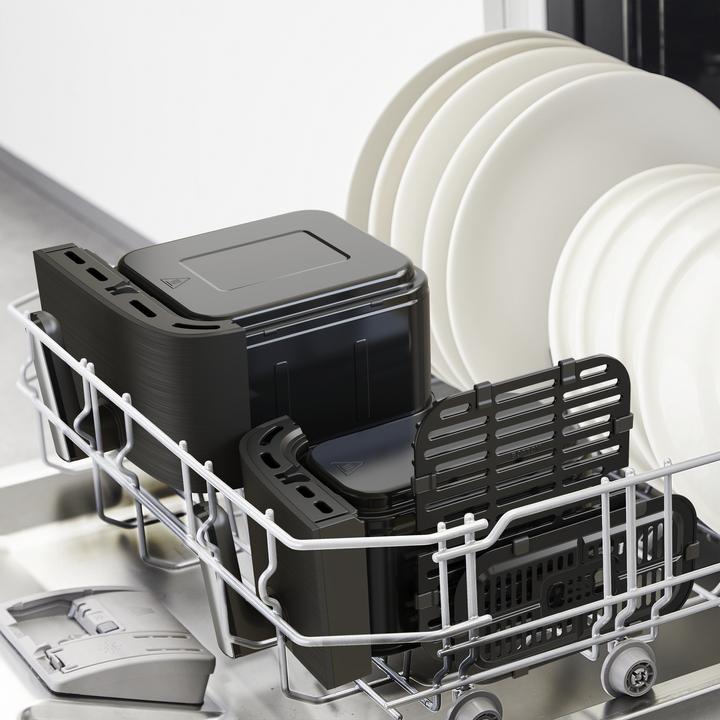 Actual product image Tefal Dual Easy Fry & Grill EY905B - Deep fryer - 2700W - 8,3L