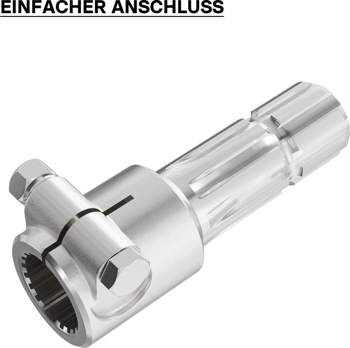 Produktbild Wiltec Zapfwelle 175mm Buchse Keilwellenaufnahme 1 3/4" Z20 für Ausgangswelle 8-32x38x6 (Traktorzubehör)