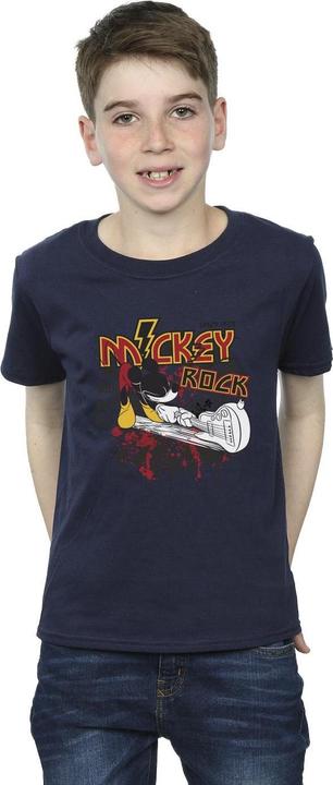 Image du produit Disney - T-shirt MICKEY MOUSE SMASH GUITAR ROCK - Garçon (152, 158)