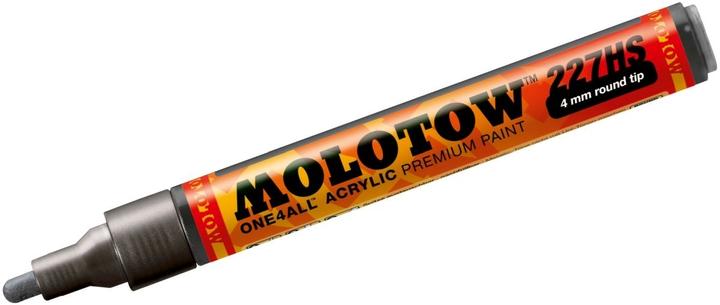 Actual product image Molotow Felt-tip pen One4all 227HS metallic bck 223 (Metallic Black, 4 mm, 1 x)