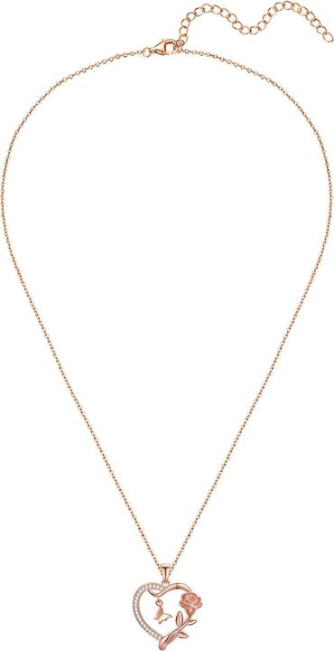 Produktbild Rafaela Donata Damen Halskette Herz/Schmetterling/Rose - 36634 (Sterling Silber)
