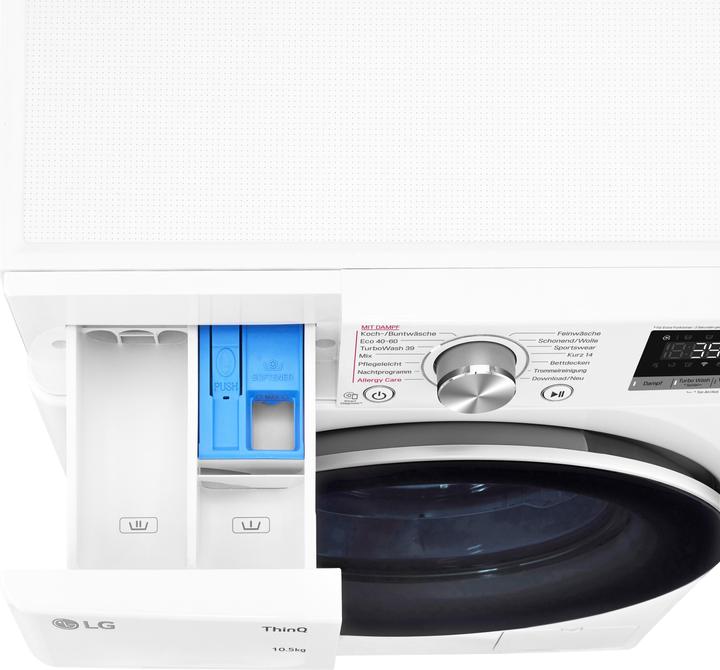 Actual product image LG F6WV710P1 Washing Machine Freestanding Front Loader A (10.50 kg, Left)