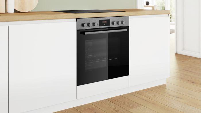 Image du produit Bosch Hausgeräte Set four encastrable, HEA513BR3 + NKN645GA2E, Cuisinière encastrable, Table de cuisson électrique