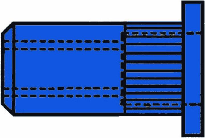 Image du produit Gesipa Écrou à sertir M5x7x13,5 Standard KS 2,5-5,0mm (paquet de 500)