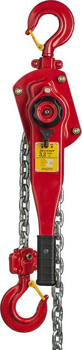 Delta DR.0.0553201.5 RED - Premium-Ratschenzug - 3,2 Tonnen - mit 1,5 Meter Hubhöhe