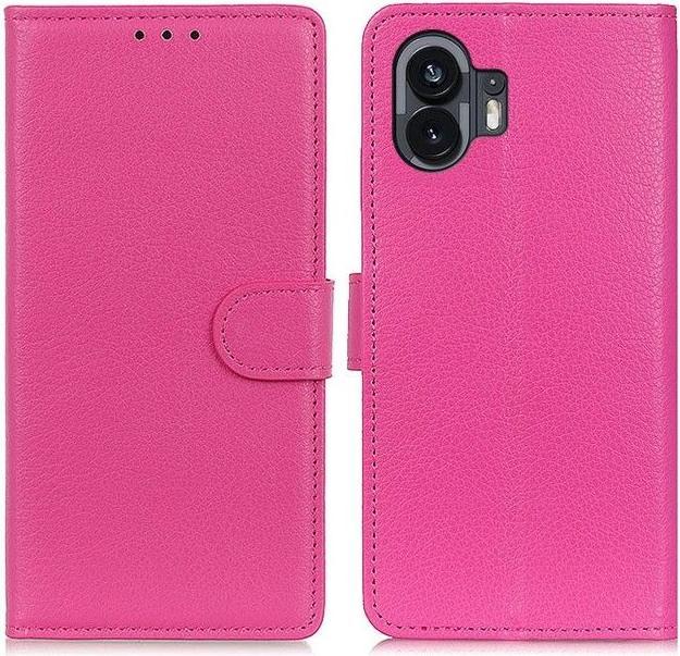 Actual product image MU Classic Litchi Leather Bookcover Series (Nothing Phone (2))