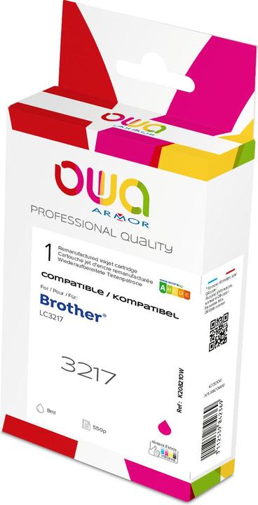 Armor OWA OWA Ink comp. Brother LC3217M magenta (550 p.) (M)