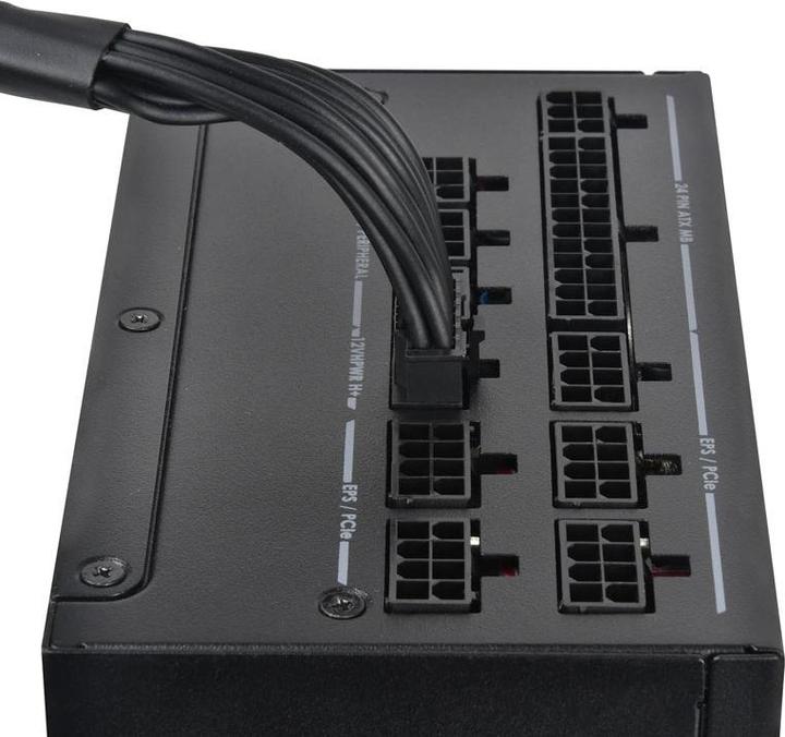 Actual product image Silverstone HELA 1200R Platinum - Cybenetics Platinum, Modular, ATX 3.0 - 1200 Watt (1200 W)
