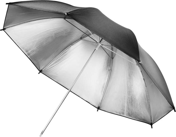 Image du produit Walimex Support de flash 4f incl. SB 60, parapluie argenté (Film protecteur)