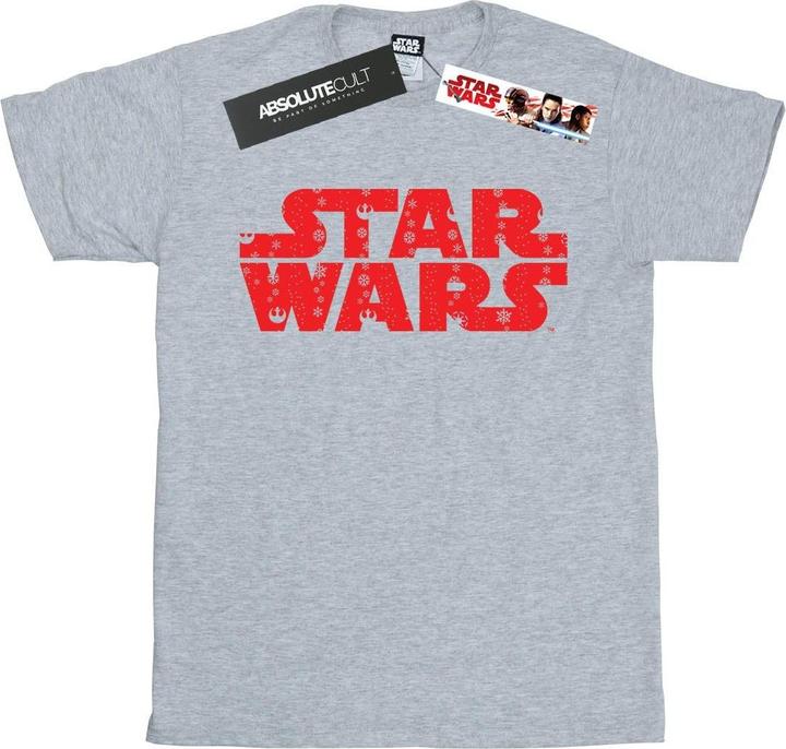 Star Wars Christmas Logo TShirt (L)