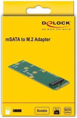 Produktbild Delock Adapter mSATA - M.2 Key-B SATA SSD