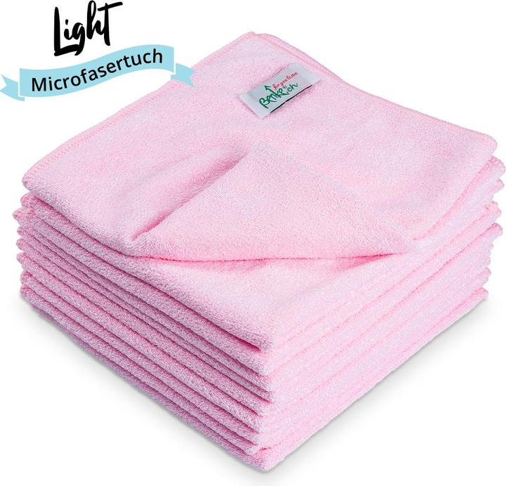 Actual product image Benke Universal cloth microfibre LIGHT - Pink (10 pcs.)