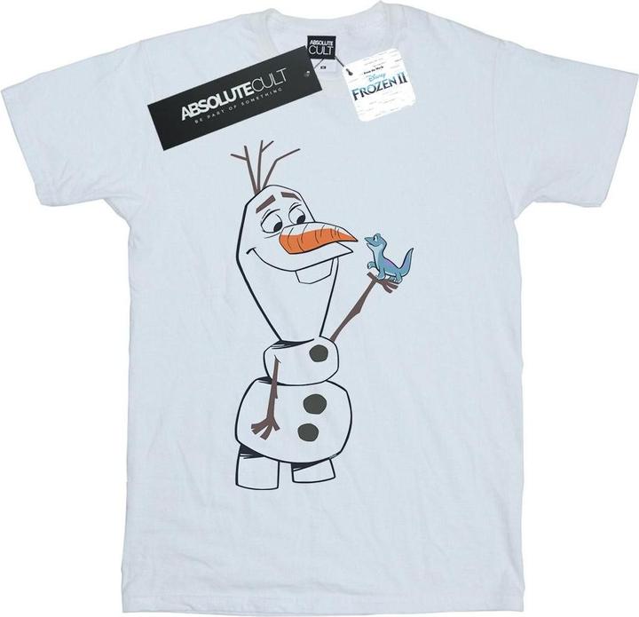 Immagine prodotto Disney Frozen 2 Olaf And Salamander Maglietta Ragazze (152, 158)