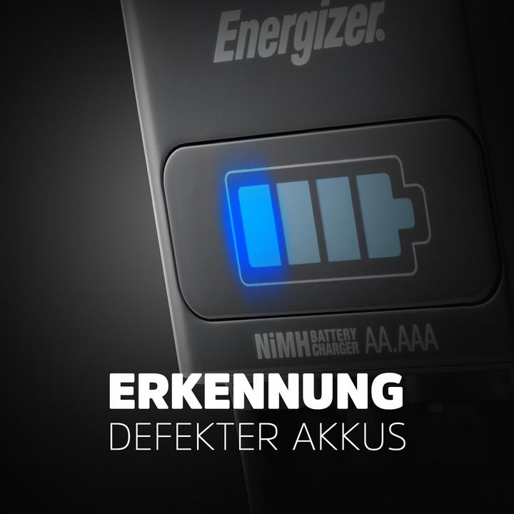 Produktbild Energizer Recharge 1-Hour (4 Stk., AA, AAA, 2300 mAh, Ladegerät inkl. Akku)