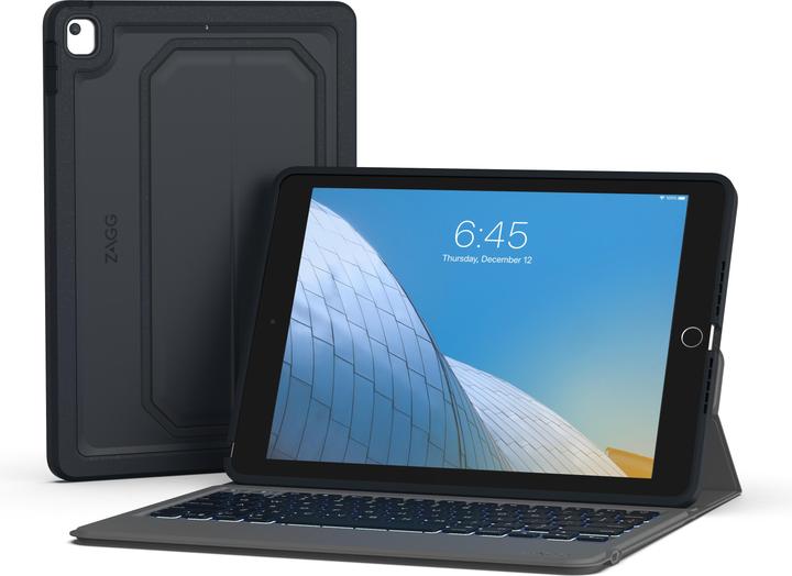 Immagine prodotto Zagg Tastiera-Rugged Messenger-Apple-iPad 10.2-KB-Charcoal-Nordic, Apple, iPad, Nero, 25,9 cm (10,2 (iPad)