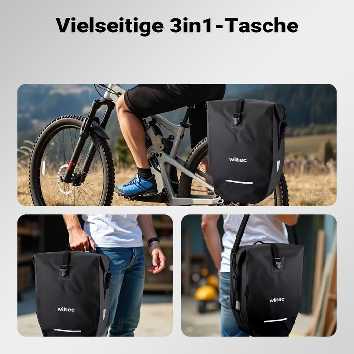 Immagine prodotto Wiltec Gepäckträgertasche (25 l, Borsa portapacchi)