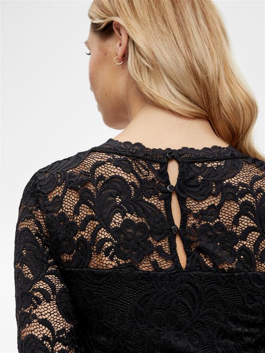 Image du produit Mamalicious Robe de grossesse en dentelle à manches 3/4 (M)