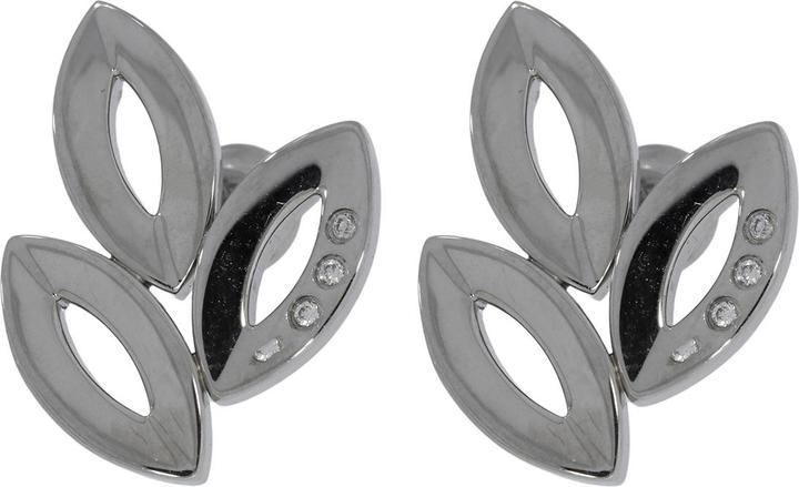 Immagine prodotto Xen Orecchini di design con 6 diamanti da 0,03 ct. TW/SI (Acciaio inossidabile)
