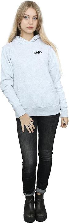 Immagine prodotto Nasa Modern Logo Chest Felpa con Cappuccio Donna (M)